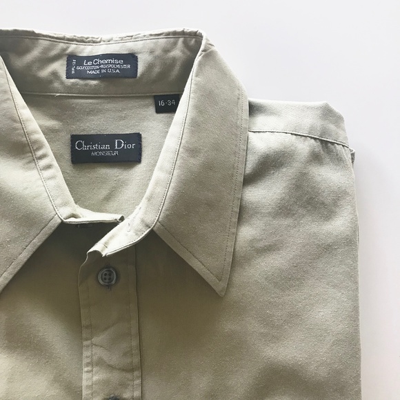 Christian Dior Long Sleeve Dress Shirt 16 - Picture 3 of 8